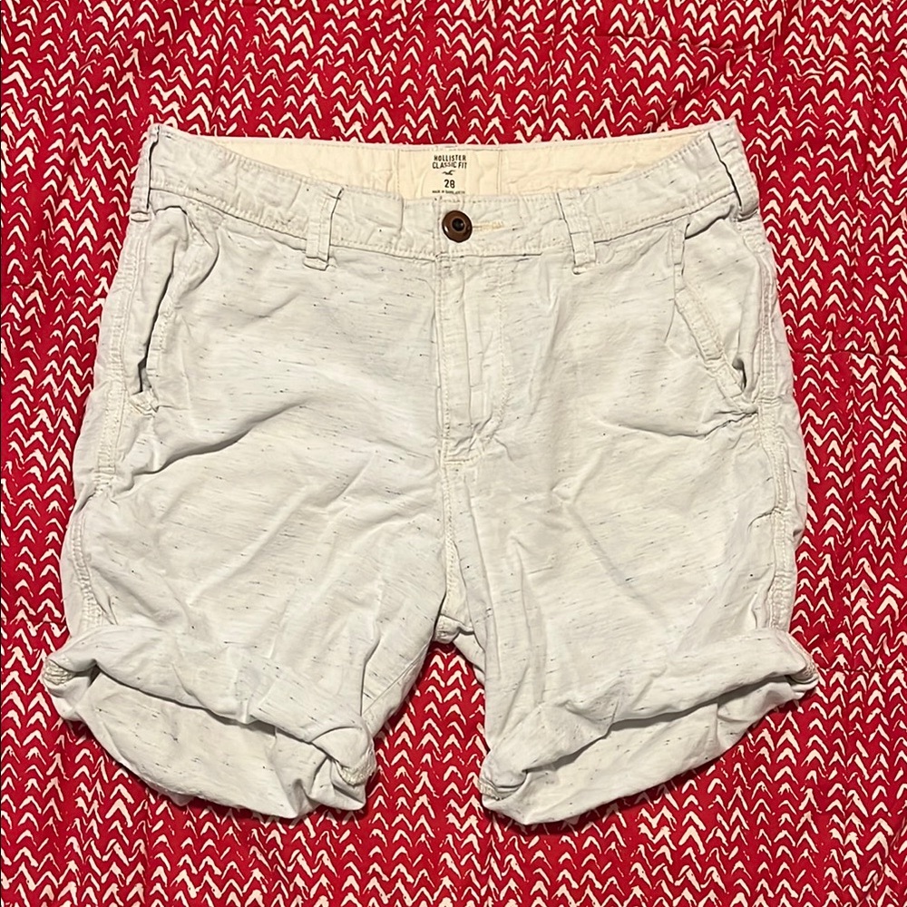 Men's Hollister White Shorts